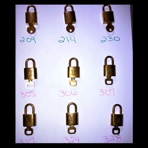 Louis Vuitton Padlock and key